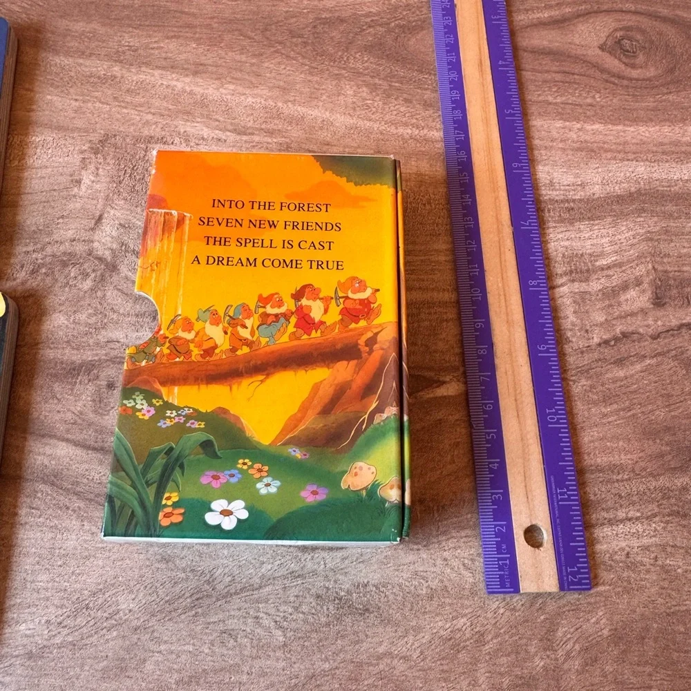 Snow White and the Seven Dwarfs Little Library Board Books Vintage 1993